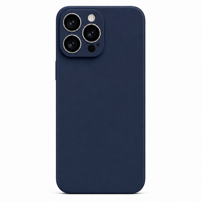 Μαλακή θήκη σιλικόνης για Apple iPhone 14 Pro - μπλε ναυτικό