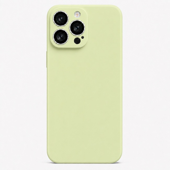 Μαλακή θήκη σιλικόνης για Apple iPhone 14 Pro Max - φιστικί