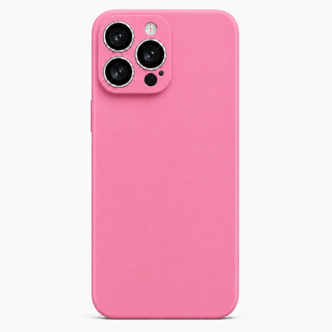 Μαλακή θήκη σιλικόνης για Apple iPhone 14 Pro Max - ροζ
