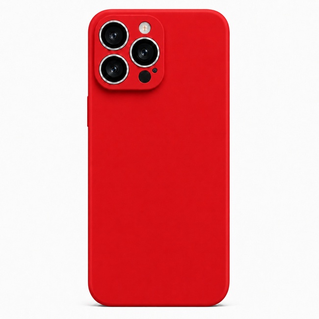 Μαλακή θήκη σιλικόνης για Apple iPhone 14 Pro - κόκκινη