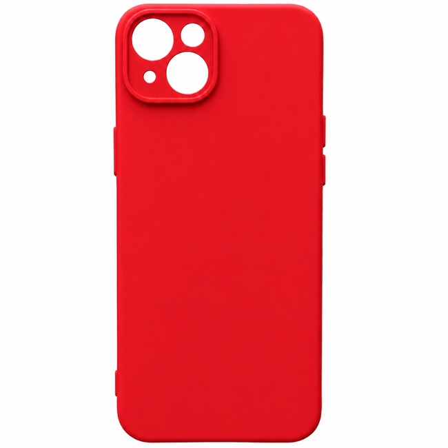 Μαλακή θήκη σιλικόνης για Apple iPhone 14 - κόκκινη