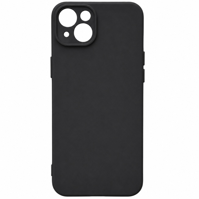 Μαλακή θήκη σιλικόνης για Apple iPhone 14 Max - μαύρη