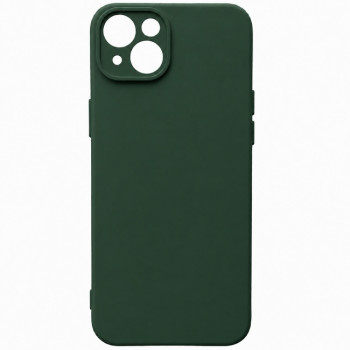 Soft Silicone Case for Apple iPhone 15 - Dark Green