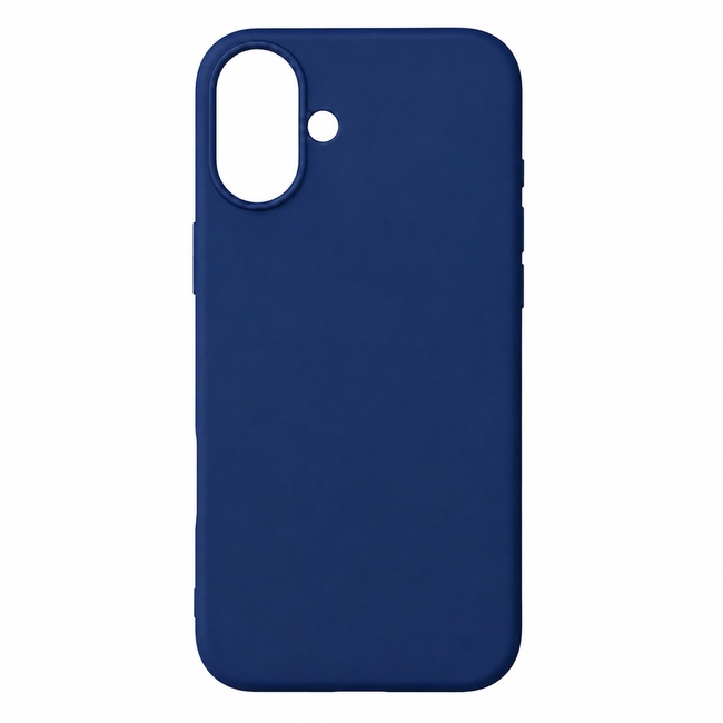 Μαλακή θήκη σιλικόνης για Apple iPhone 16 Plus - μπλε