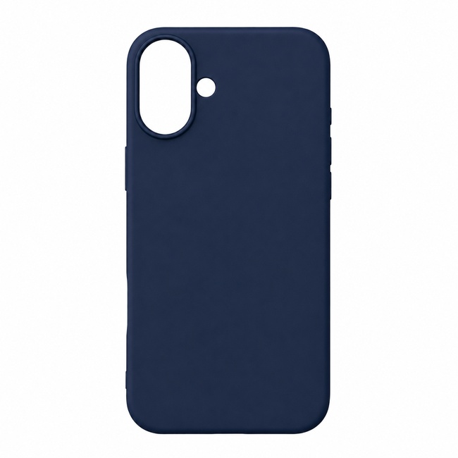 Μαλακή θήκη σιλικόνης για Apple iPhone 16 - μπλε ναυτικό