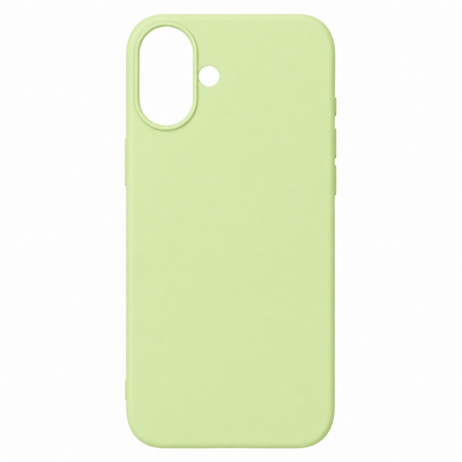 Μαλακή θήκη σιλικόνης για Apple iPhone 16 - φιστικί