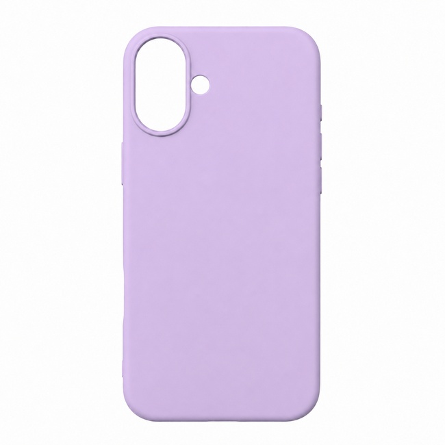 Μαλακή θήκη σιλικόνης για Apple iPhone 16 - λιλά