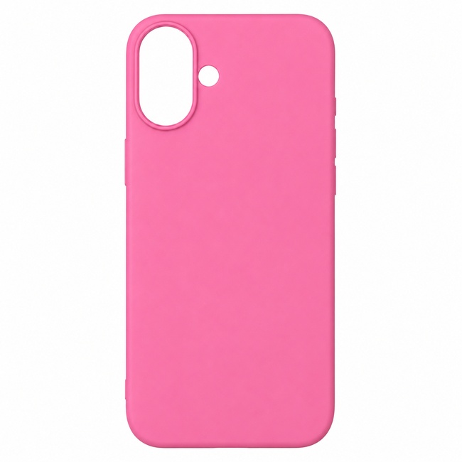 Μαλακή θήκη σιλικόνης για Apple iPhone 16 - ροζ