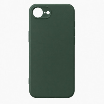 Soft Silicone Case for Apple iPhone 16E - Dark Green