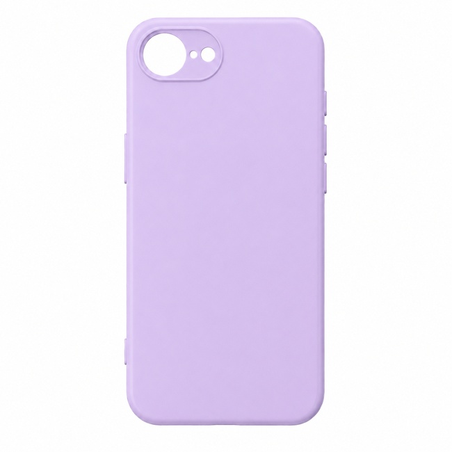 Μαλακή θήκη σιλικόνης για Apple iPhone 16E - λιλά