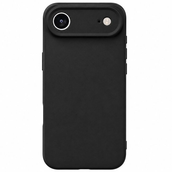 Μαλακή θήκη σιλικόνης για Apple iPhone 17 AIR - μαύρη