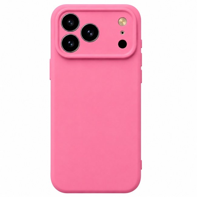 Μαλακή θήκη σιλικόνης για Apple iPhone 17 Pro - ροζ