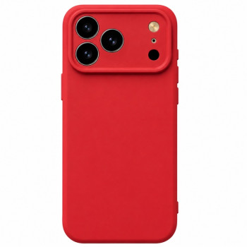 Soft Silicone Case for Apple iPhone 17 Pro Max - Red