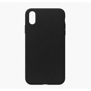 Soft Silicone Case for Apple iPhone XS Max - Black