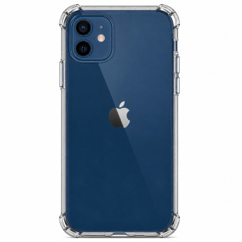 Διάφανη θήκη σιλικόνης για Apple iPhone 12 - διάφανη