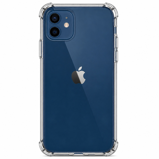 Διάφανη θήκη σιλικόνης για Apple iPhone 12 - διάφανη