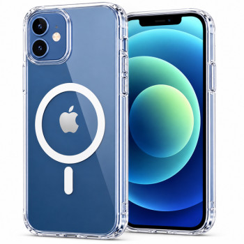 Διάφανη θήκη MagSafe για Apple iPhone 12 - διάφανη