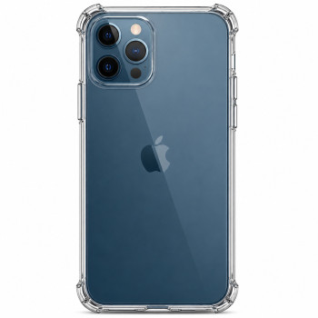 Διάφανη θήκη σιλικόνης για Apple iPhone 12 Pro - διάφανη