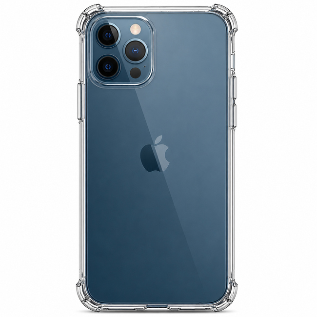 Διάφανη θήκη σιλικόνης για Apple iPhone 12 Pro - διάφανη