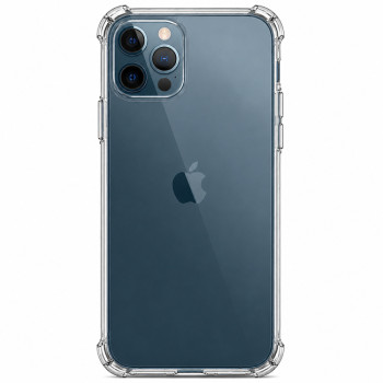Διάφανη θήκη σιλικόνης για Apple iPhone 12 Pro Max - διάφανη