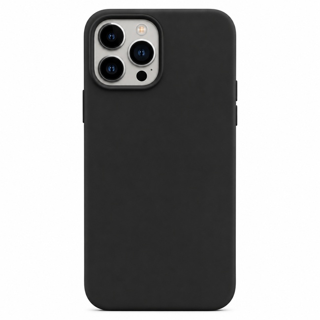 Θήκη σιλικόνης για Apple iPhone 13 Pro Max - μαύρη