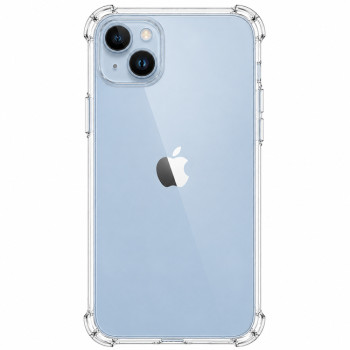 Διάφανη θήκη σιλικόνης για Apple iPhone 14 Max - διάφανη