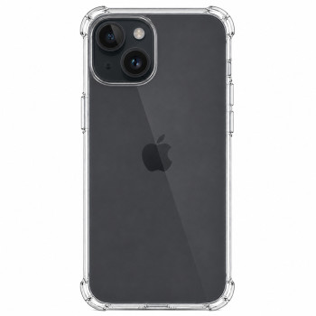 Διάφανη θήκη σιλικόνης για Apple iPhone 15 - διάφανη