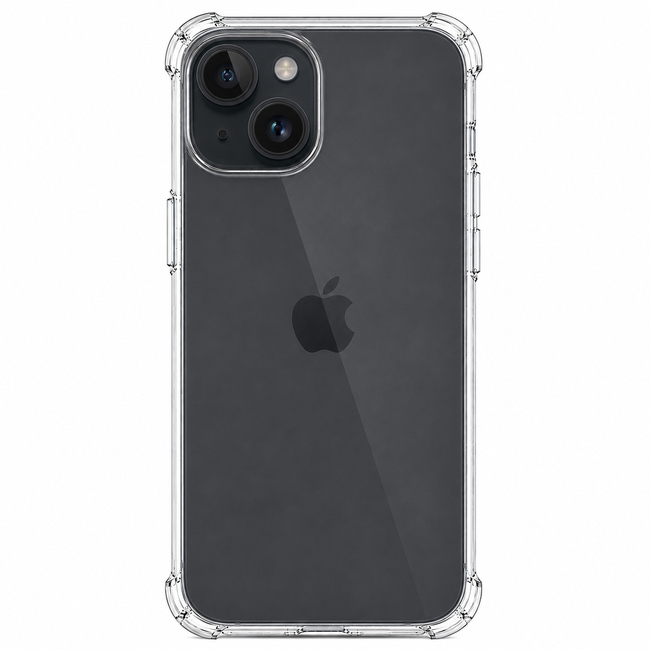 Διάφανη θήκη σιλικόνης για Apple iPhone 15 - διάφανη
