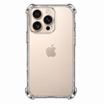 Διάφανη θήκη σιλικόνης για Apple iPhone 16 Pro - διάφανη