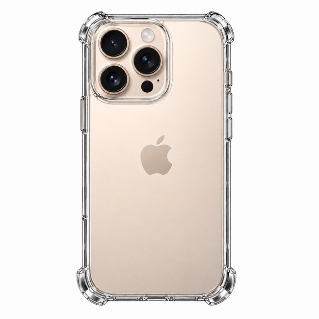 Διάφανη θήκη σιλικόνης για Apple iPhone 16 Pro - διάφανη