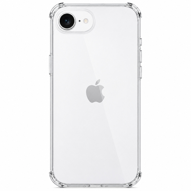 Διάφανη θήκη σιλικόνης για Apple iPhone 16E - διάφανη