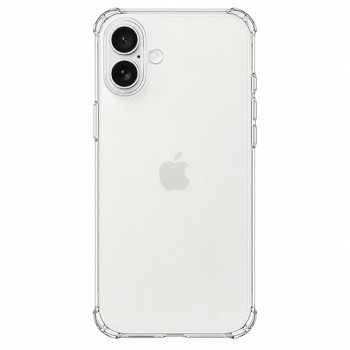 Διάφανη θήκη σιλικόνης για Apple iPhone 17 - διάφανη