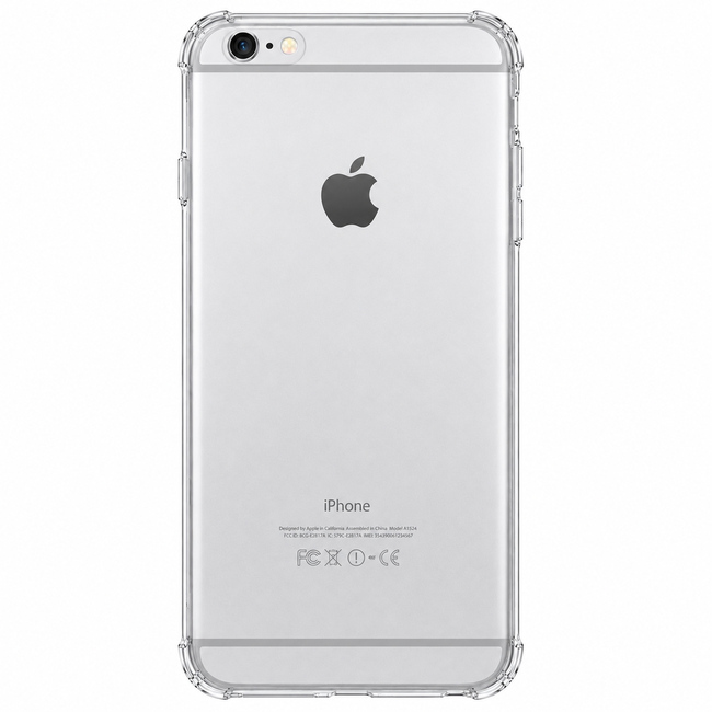 Διάφανη θήκη σιλικόνης για Apple iPhone 6S+ - διάφανη