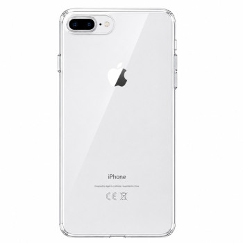Διάφανη θήκη σιλικόνης για Apple iPhone 7+ - διάφανη