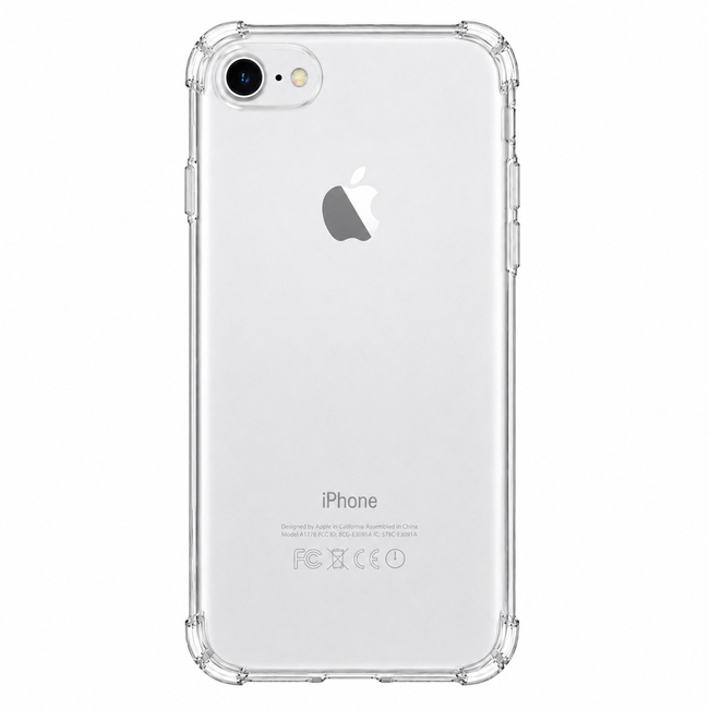 Διάφανη θήκη σιλικόνης για Apple iPhone 7 - διάφανη