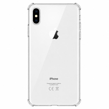 Διάφανη θήκη σιλικόνης για Apple iPhone X - διάφανη