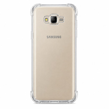 Διάφανη θήκη σιλικόνης για Samsung Galaxy J7 2015 - διάφανη