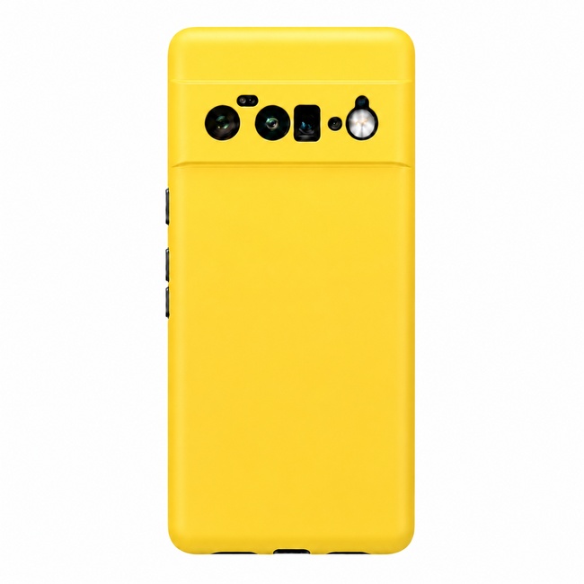 Soft Silicone Case for Google Pixel 6 Pro - Yellow