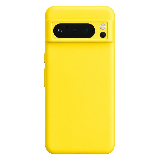 Soft Silicone Case for Google Pixel 8 Pro - Yellow
