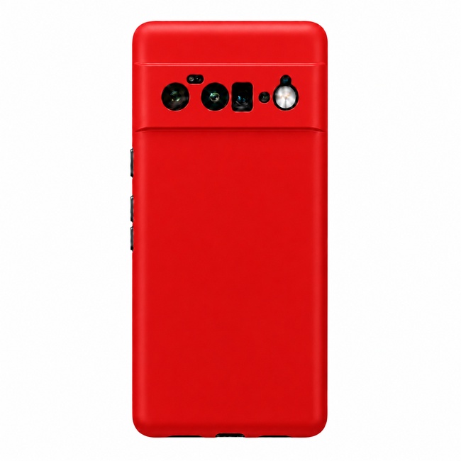 Soft Silicone Case for Google Pixel 6 Pro - Red