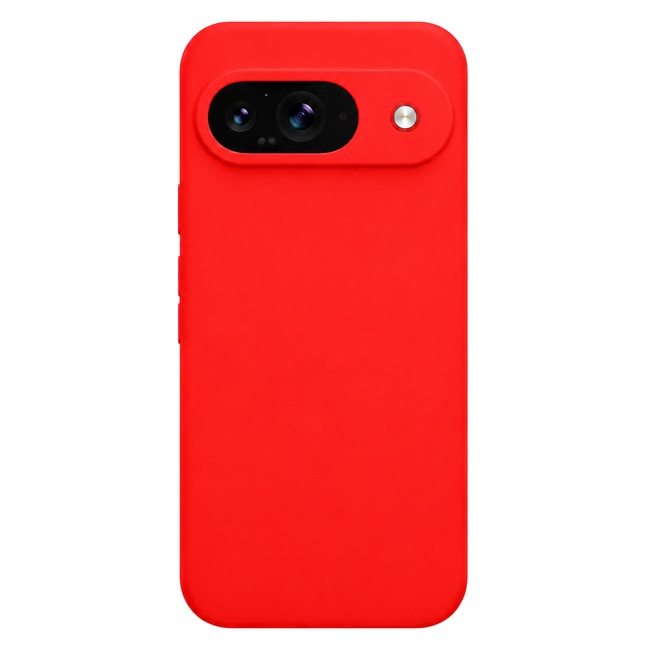 Soft Silicone Case for Google Pixel 9 - Red