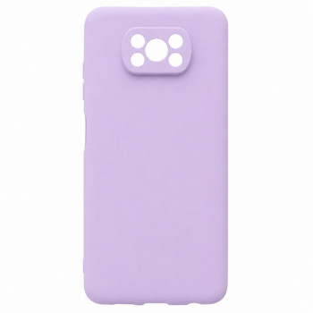 Soft Silicone Case for Xiaomi Poco X3 - Lilac