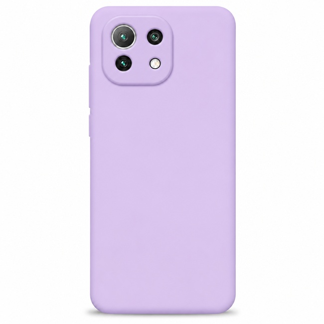 Μαλακή θήκη σιλικόνης για Xiaomi Mi 11 Lite 5g - λιλά