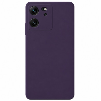 Μαλακή θήκη σιλικόνης για Xiaomi Mi 13T - dark purple