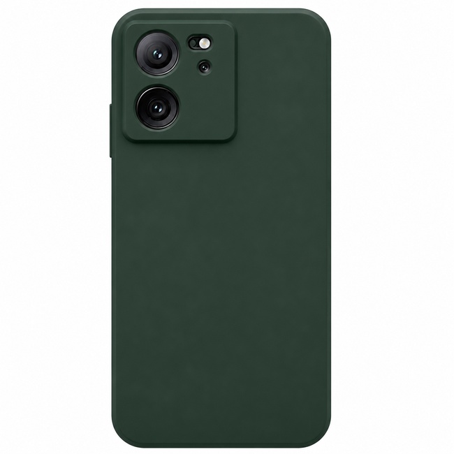 Μαλακή θήκη σιλικόνης για Xiaomi Mi 13T - σκούρο πράσινο