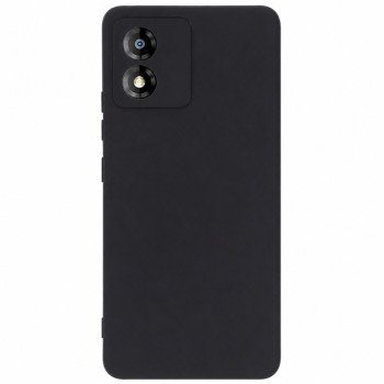 Soft Silicone Case for Moto E13 - Black
