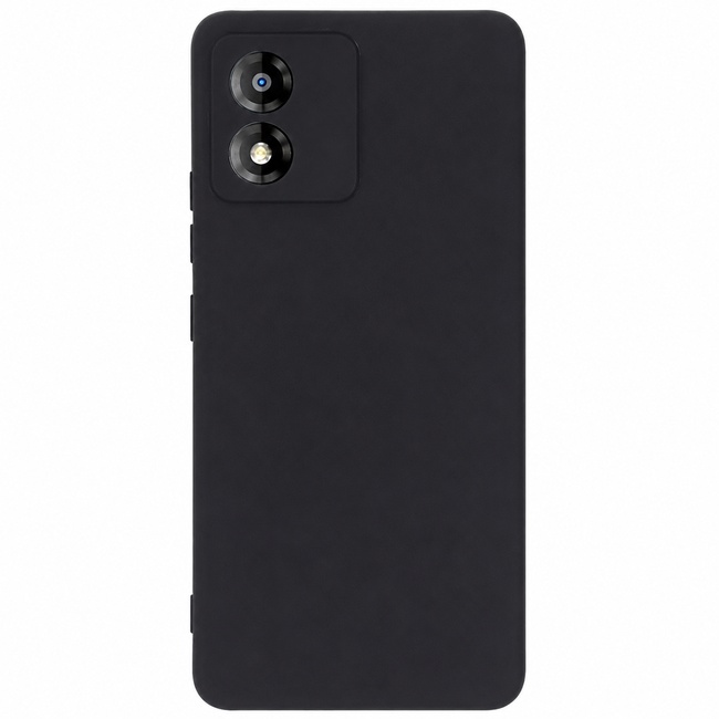 Μαλακή θήκη σιλικόνης για Moto E13 - μαύρη