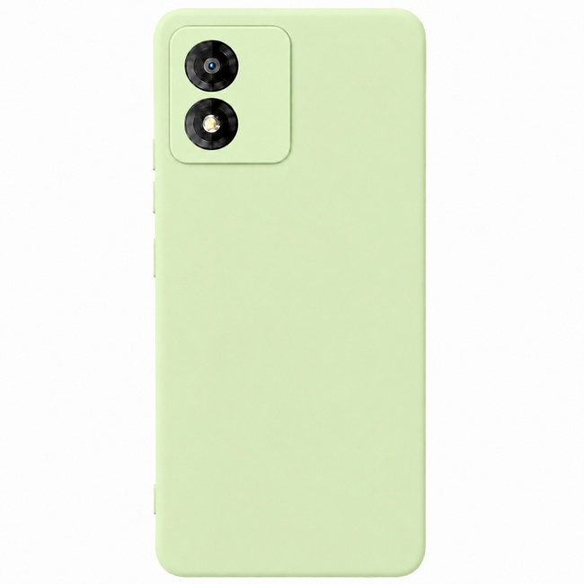 Μαλακή θήκη σιλικόνης για Moto E13 - φιστικί
