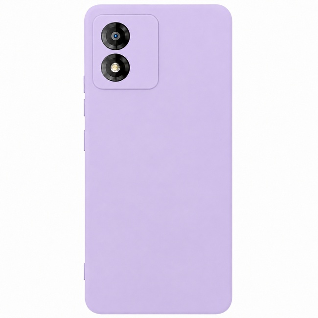 Μαλακή θήκη σιλικόνης για Moto E13 - λιλά