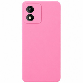 Soft Silicone Case for Moto E13 - Pink